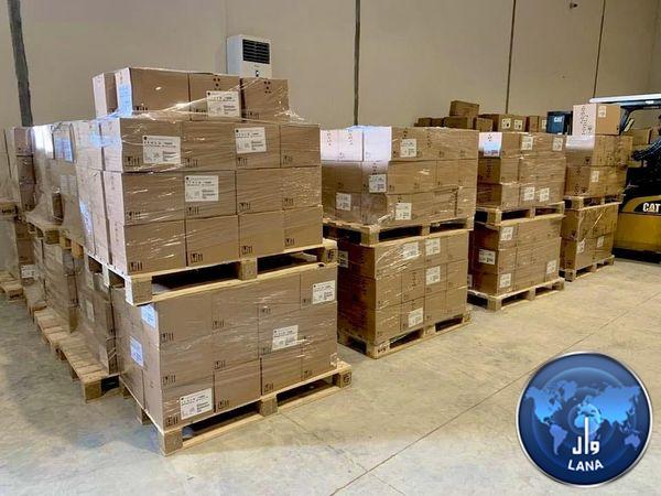 Medical supply stores in the Eastern Province receive a shipment of dialysis machines.