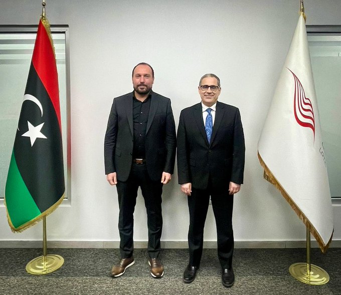  برنت و بن عياد يناقشان الشراكة الموسعة بين أمريكا و ليبيا في قطاع تكنولوجيا المعلومات والاتصالات.