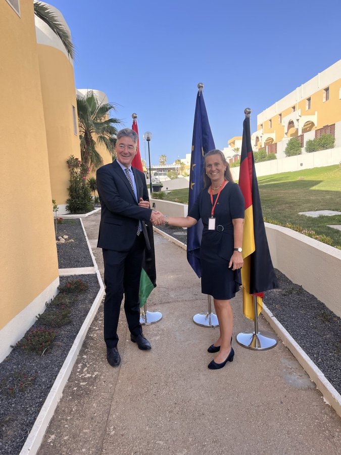 السفير أونماخت : زيارة ( كويل ) لليبيا فرصة لتعزيز التعاون الليبي الألماني . 