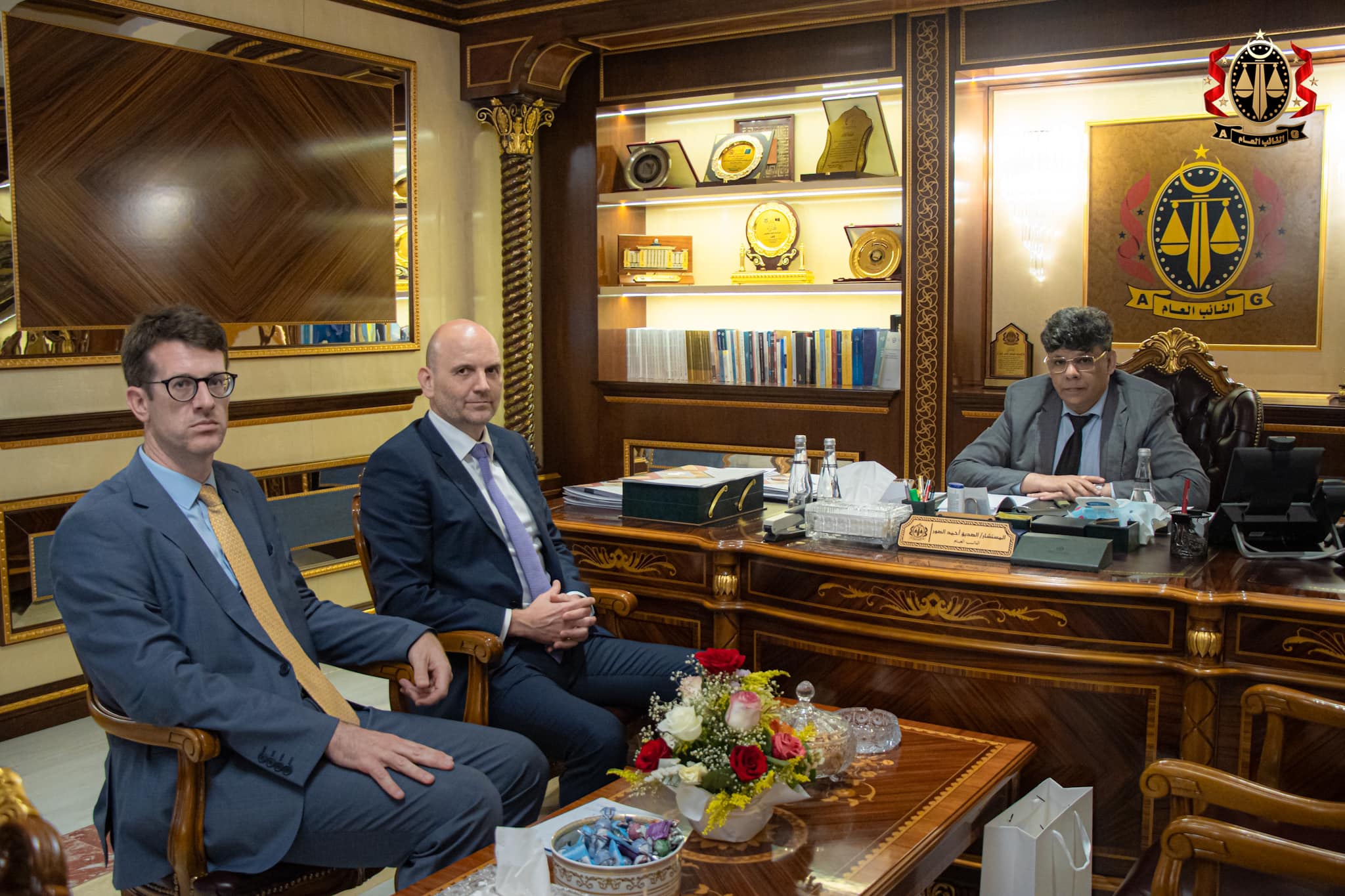 The Attorney General meets with the head of the International Committee of the Red Cross delegation to Libya.