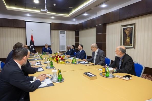 Takala discusses with an American delegation the latest developments in the Libyan political situation and the American administration’s support for the United Nations mission.