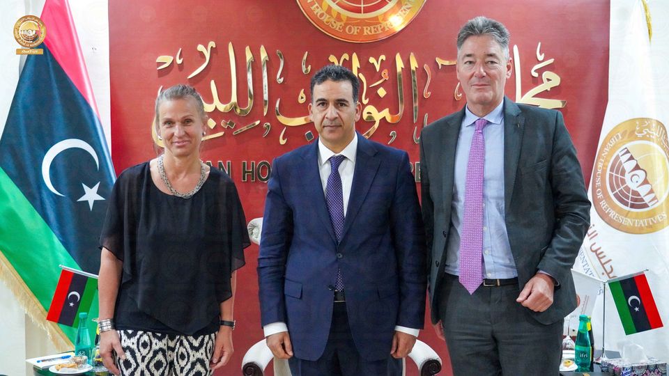 Al-Nuwairi meets the Minister of State at the German Foreign Ministry.