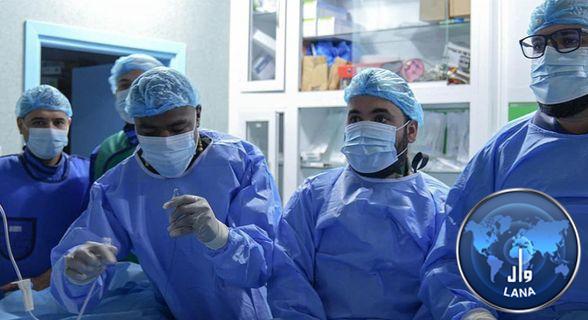 إجراء ( 320 ) عملية قسطرة قلبية بمستشفى الهضبة بطرابلس حتى شهر مايو الحالي .