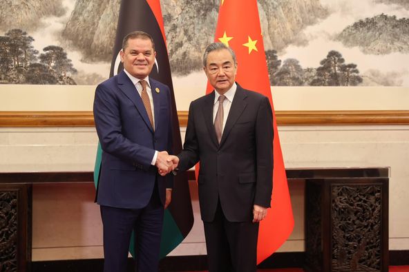 The Chinese Foreign Minister praises the state of stability witnessed by Libya in recent years.