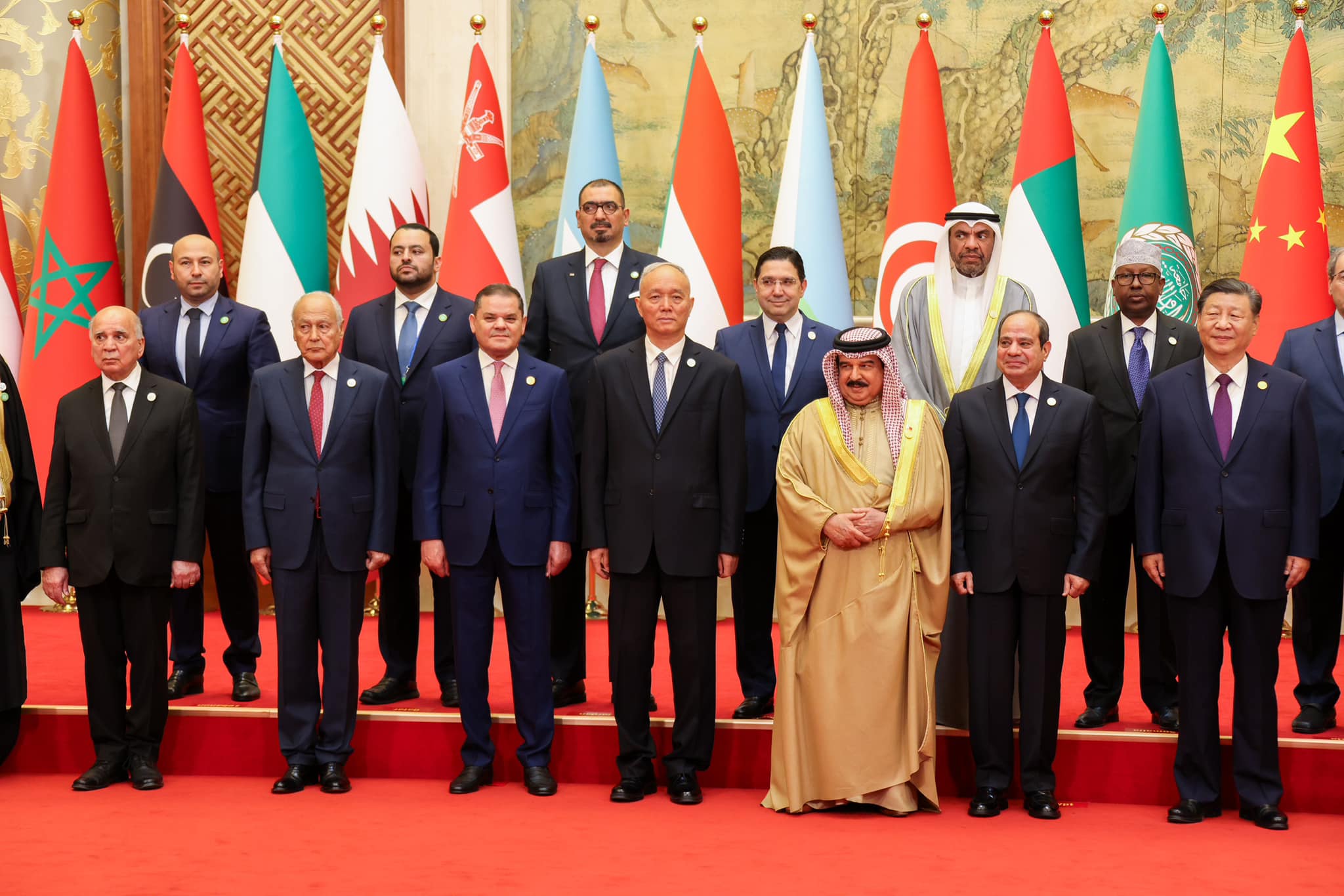 Al-Dabaiba holds consultations with Arab leaders on the sidelines of the Arab-Chinese Cooperation Forum.