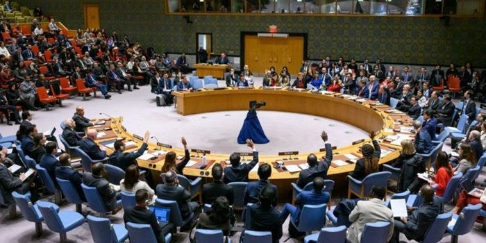 مجلس الأمن يجدد تدابير فرض حظر توريد السلاح الى ليبيا . 