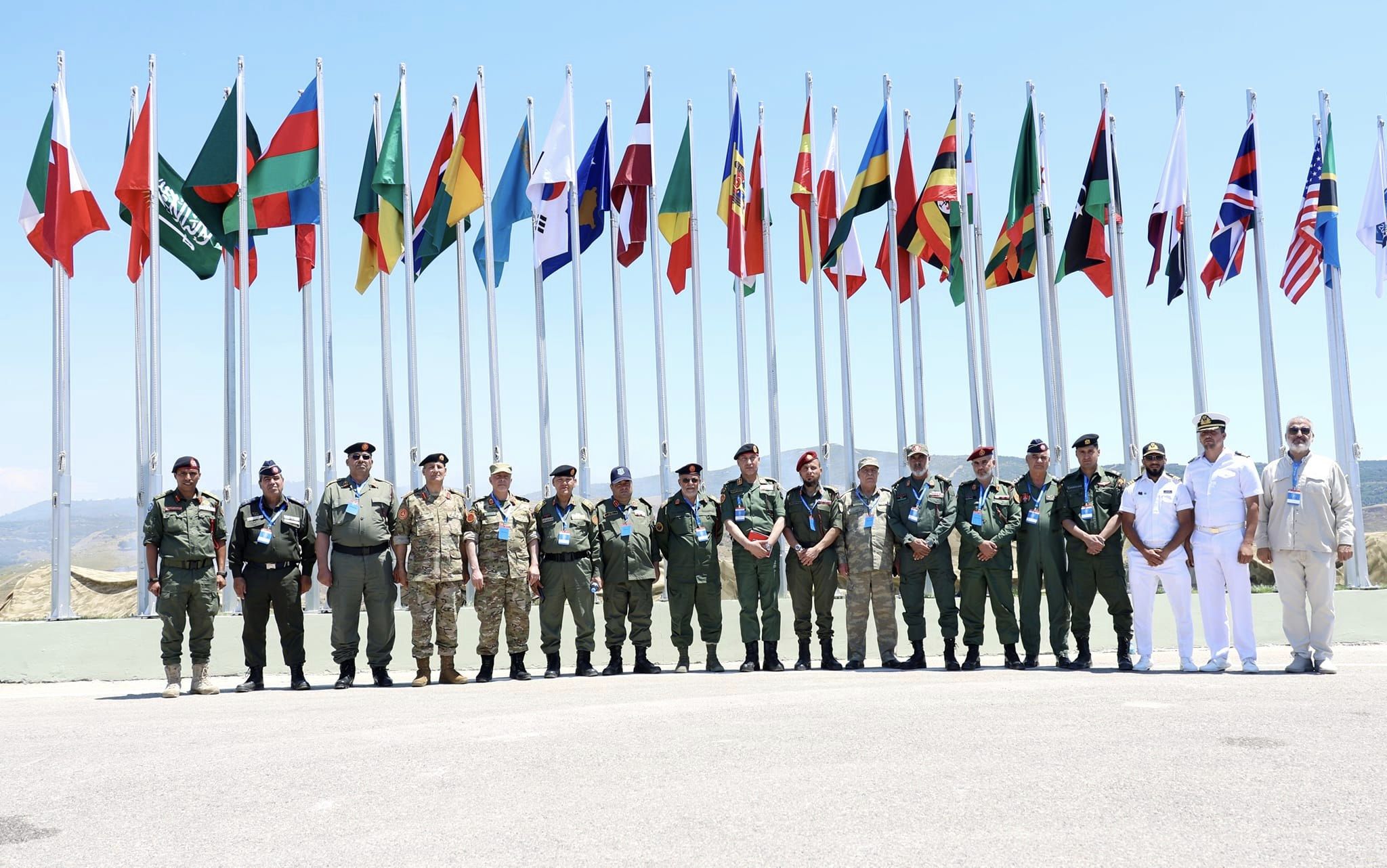 الفريق الحداد وعدد من ضباط الجيش الليبي يشاركون في تالمناورات العسكرية التركية (EFES2024)  .