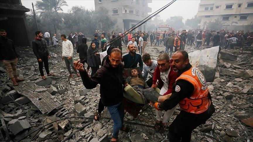 ارتفاع حصيلة شهداء العدوان الإسرائيلي على قطاع غزة إلى 36550 شهيدا .