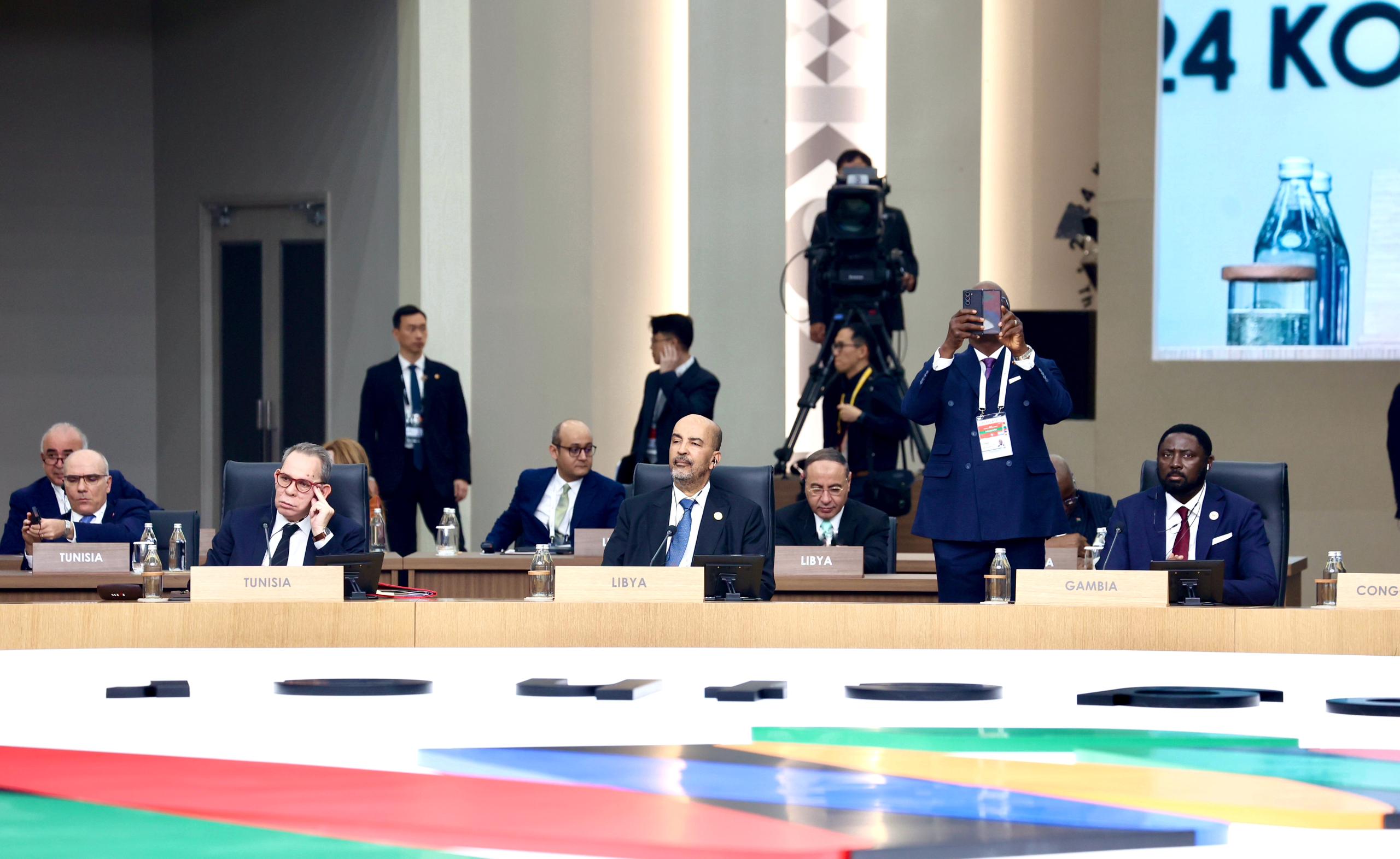 Representative in the Presidential Council, Musa Al-Koni, participates in the African-Korean summit held in Seoul, Korea.