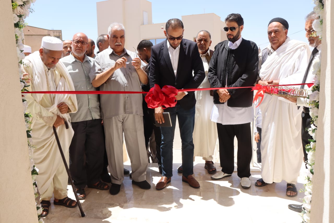 افتتاح مبني مكتب الخدمات الضمانية الاصابعة النمودجي .