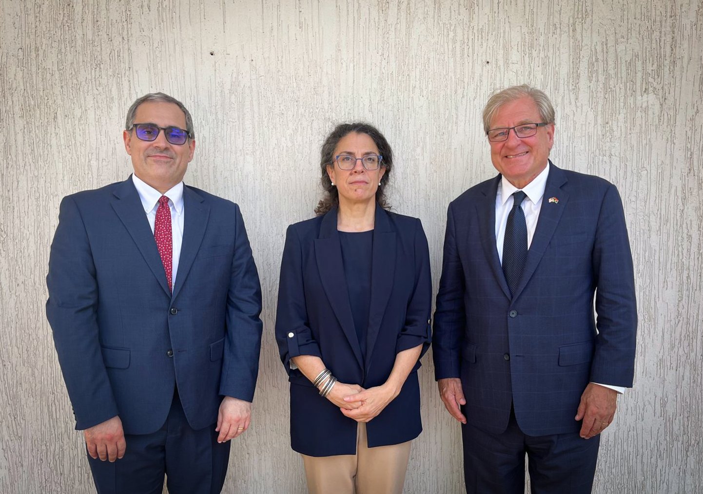 The US Special Envoy to Libya and the Chargé d'Affairs discuss with Stephanie Khoury efforts to facilitate a comprehensive political process in Libya.
