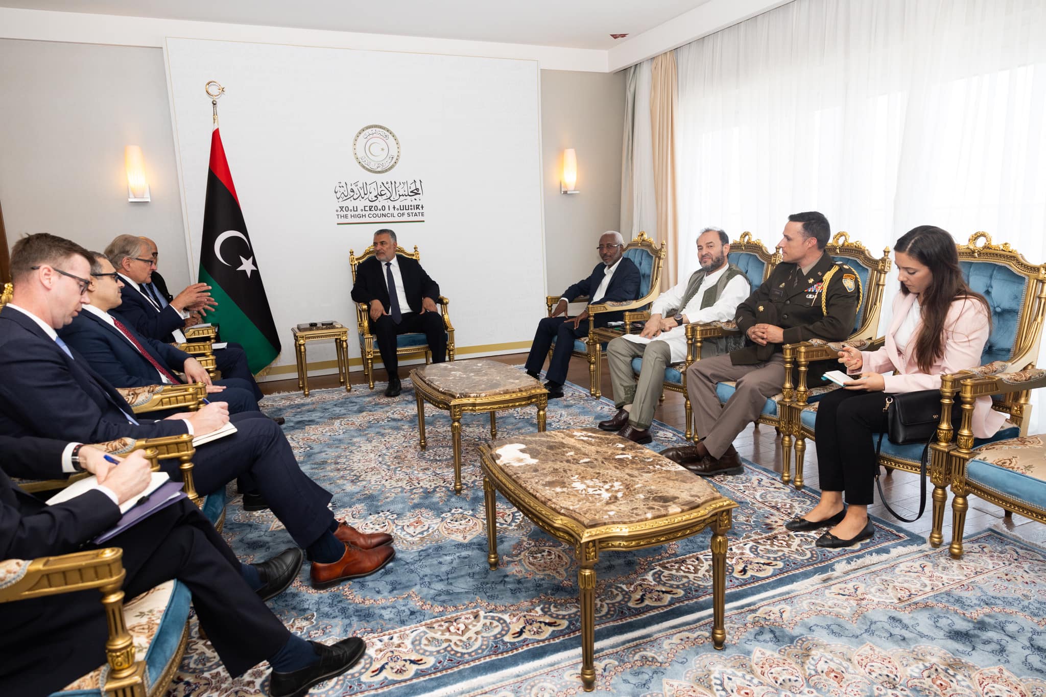 HCS and the U.S. Embassy discuss developments in the political situation in Libya.