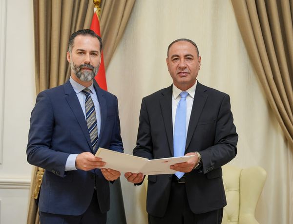 Al-Baour receives the new Turkish ambassador to Libya (Kovin Begtic).