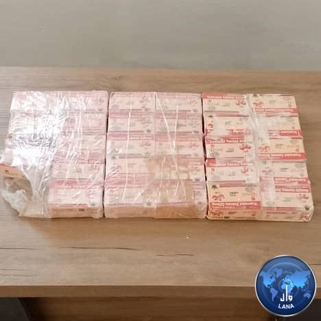 A large quantity of Tramadol was seized in Sabha.