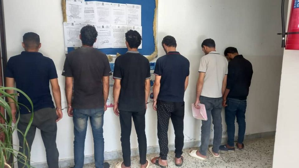 Arrest of expatriate workers who entered the country illegally.