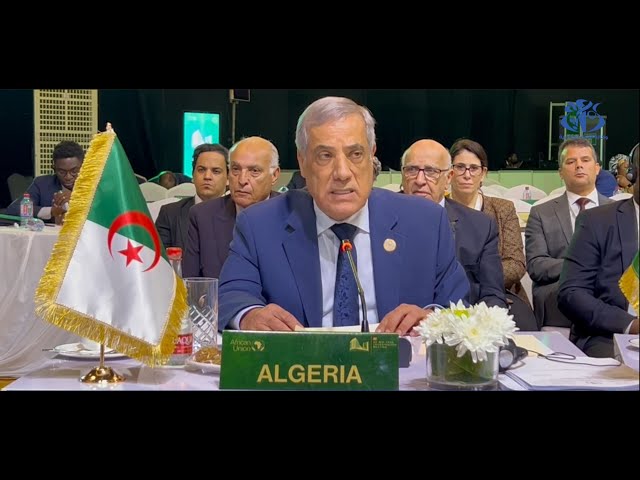 الجزائر تؤكد عزمها على الدفاع عن مصالح القارة الإفريقية في مجلس الأمن. 