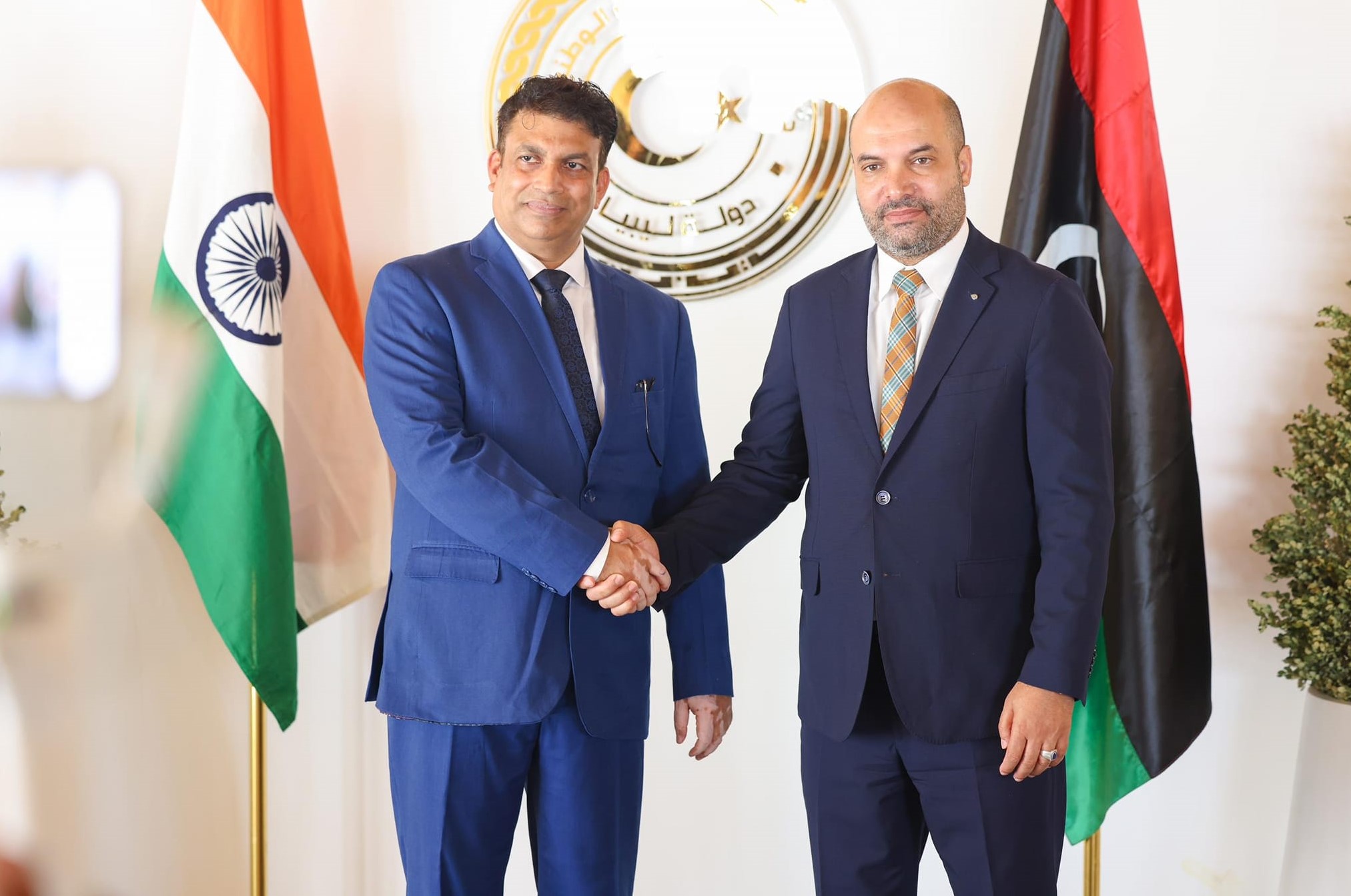  السفارة الهندية في ليبيا تستأنف عملها من العاصمة طرابلس.