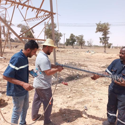  شركة الكهرباء تعلن العمل عن تجهيز محطّة حقن جديدة جنوب بنغازي .