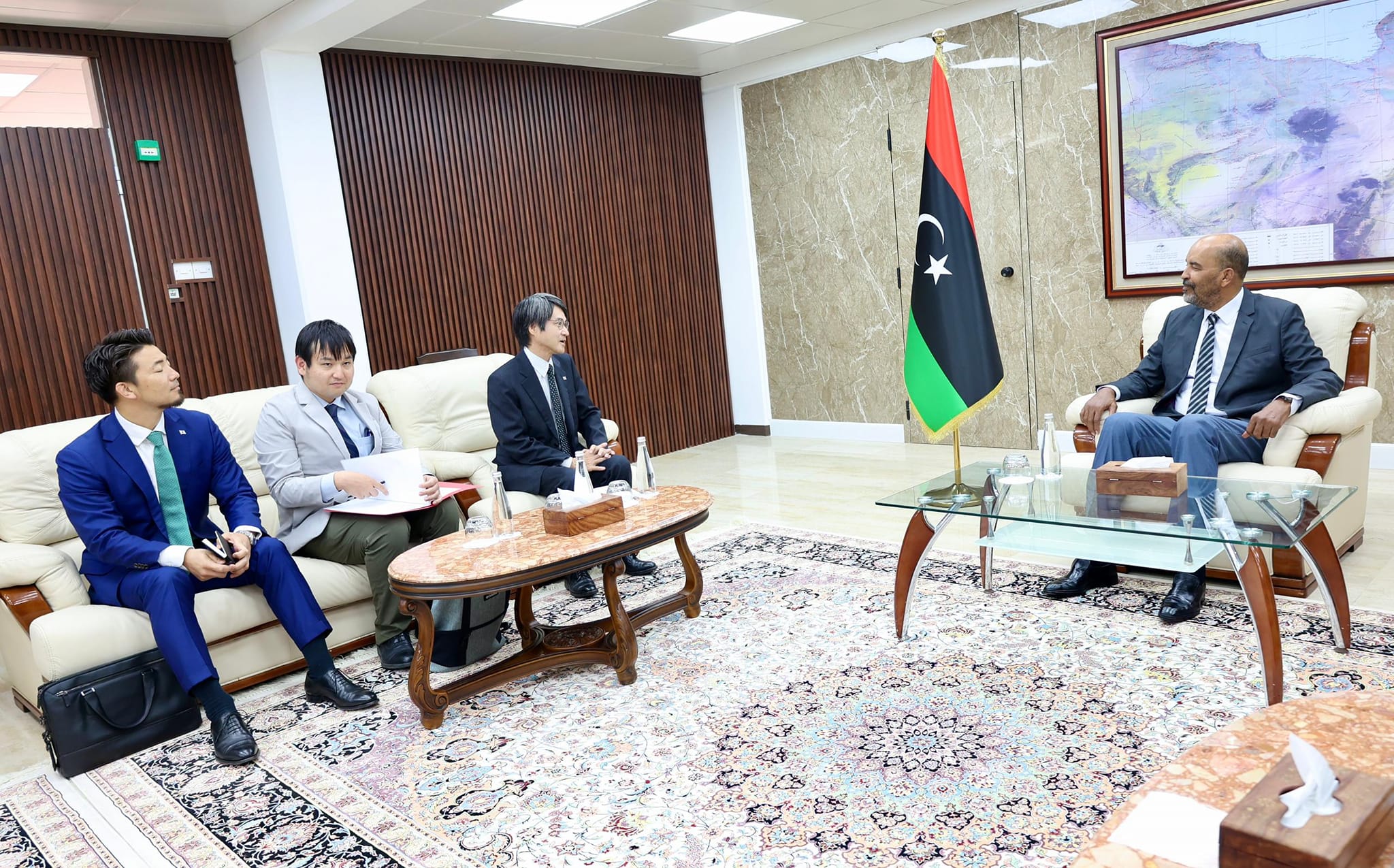 الكوني يستقبل سفير مملكة اليابان لدى ليبيا