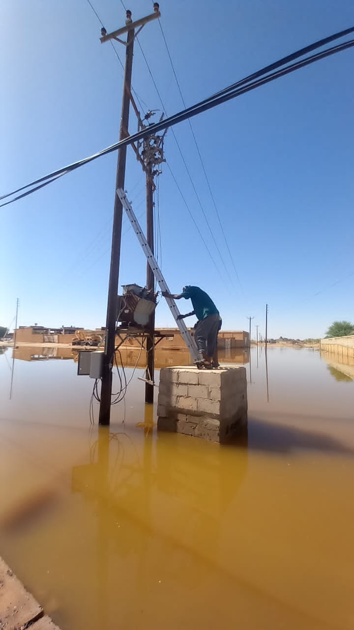 General Electricity Company: We are continuing maintenance work on the damaged networks in the city of Sabha and its suburbs.