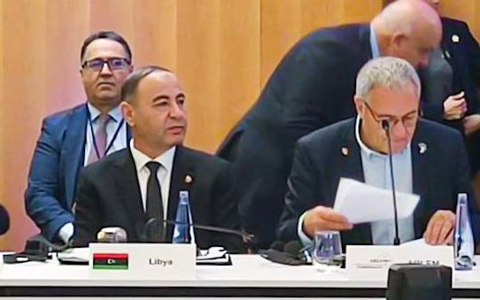 Al-Baour confirms from Barcelona Libya's steadfast support for the Palestinian cause and its support for the Lebanese people.