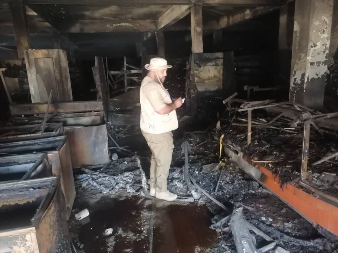 المباحث الجنائية تواصل التقييم الميداني لحجم الاضرار نتيجة اشتباكات طرابلس وجنزور الأيام الماضية.