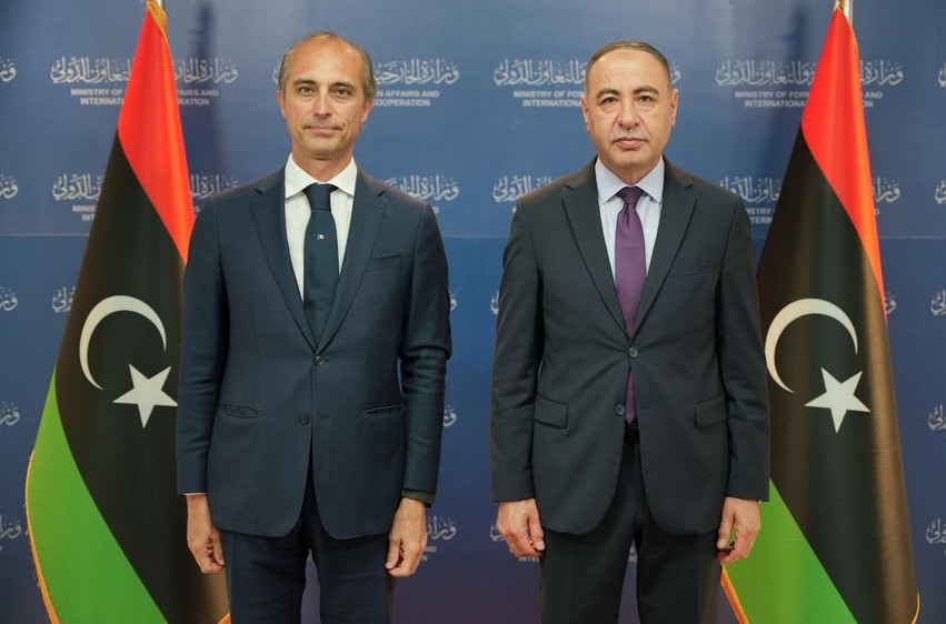 (الباعور) يستعرض مع السفير الإيطالي مستجدات الأوضاع السياسية في ليبيا