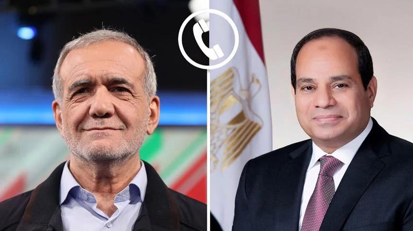 الرئيس السيسي يؤكد رفض مصر الكامل للتصعيد الإسرائيلي الجاري ضد إيران.