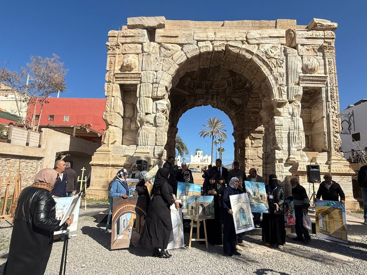 وزارة التعليم تنظم مسابقة الرسم الفوري للمعلمين بطرابلس الكبرى