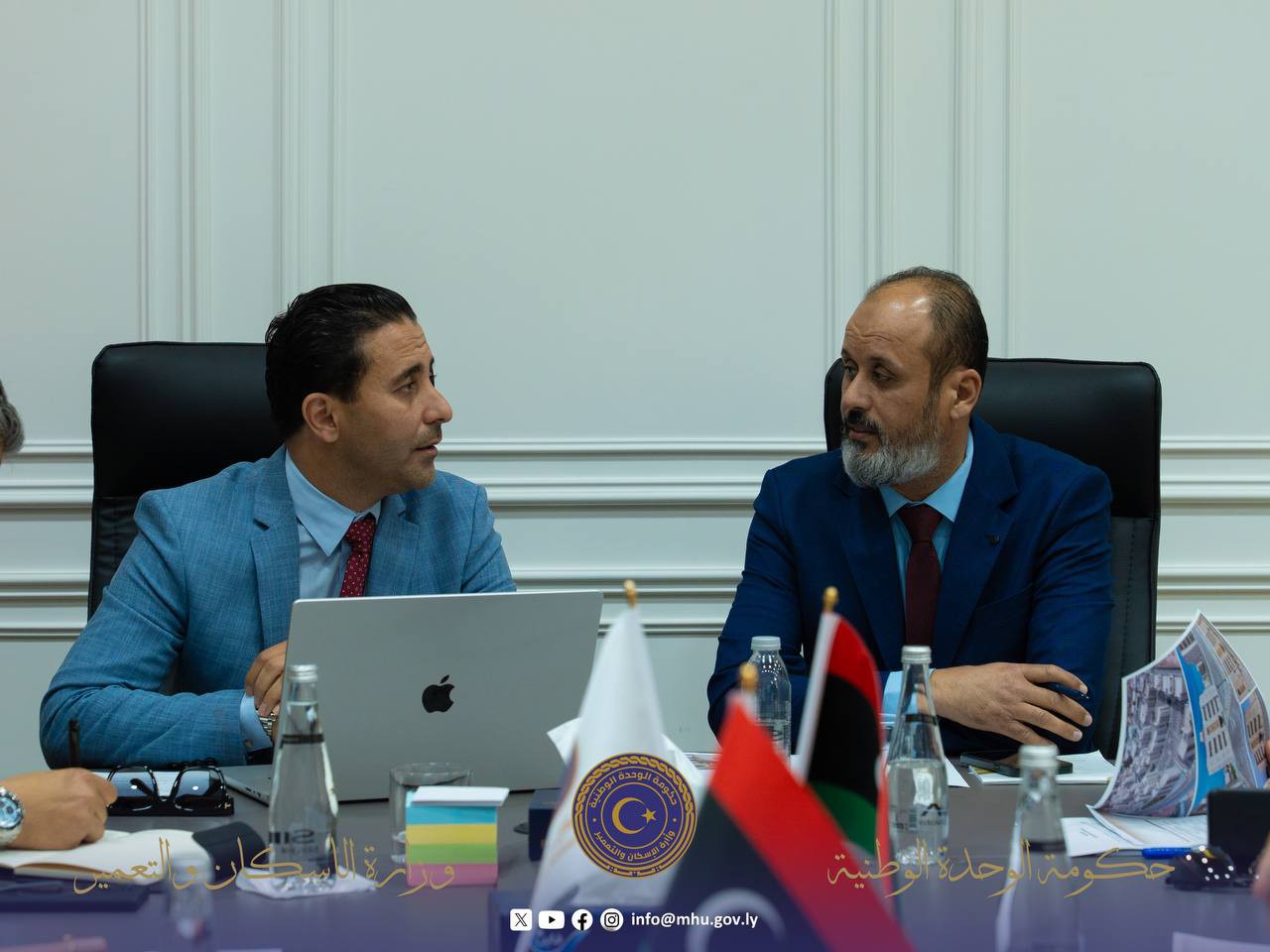 وزارة الإسكان والتعمير تناقش مقترح إنشاء منظومة إلكترونية لتسجيل طالبي السكن .