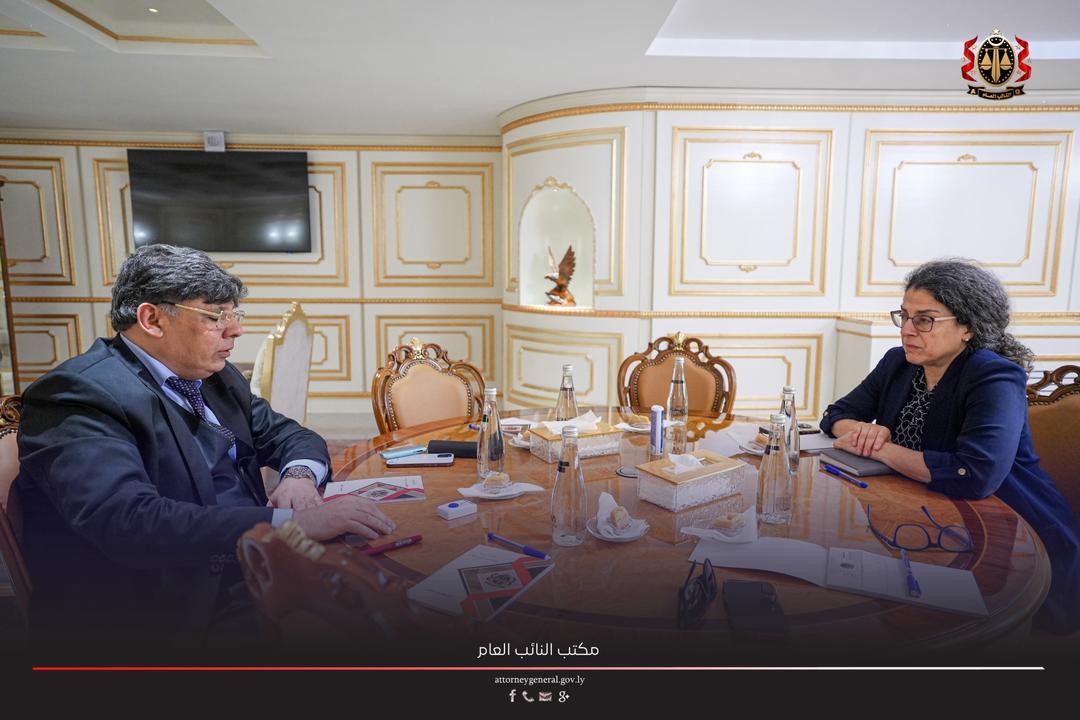 بعثة الأمم المتحدة تؤكد دعمها لوحدة القضاء الليبي خلال لقاء مع النائب العام