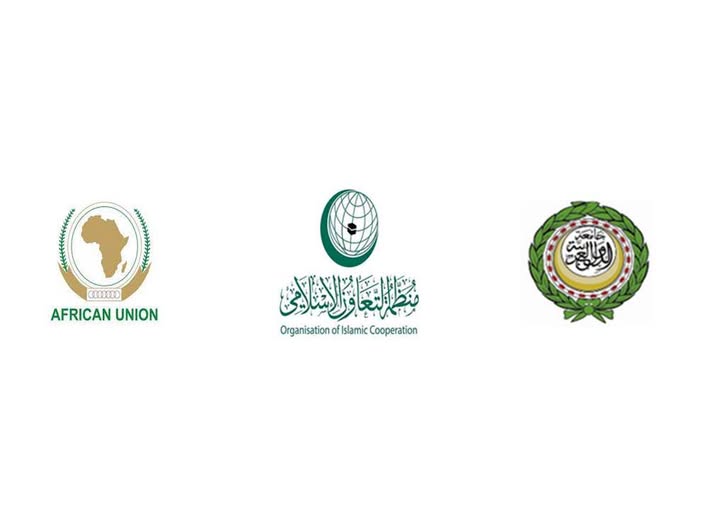 الجامعة العربية والاتحاد الإفريقي والتعاون الإسلامي تدين مخططات الاستيطان الاسرائيلية في فلسطين