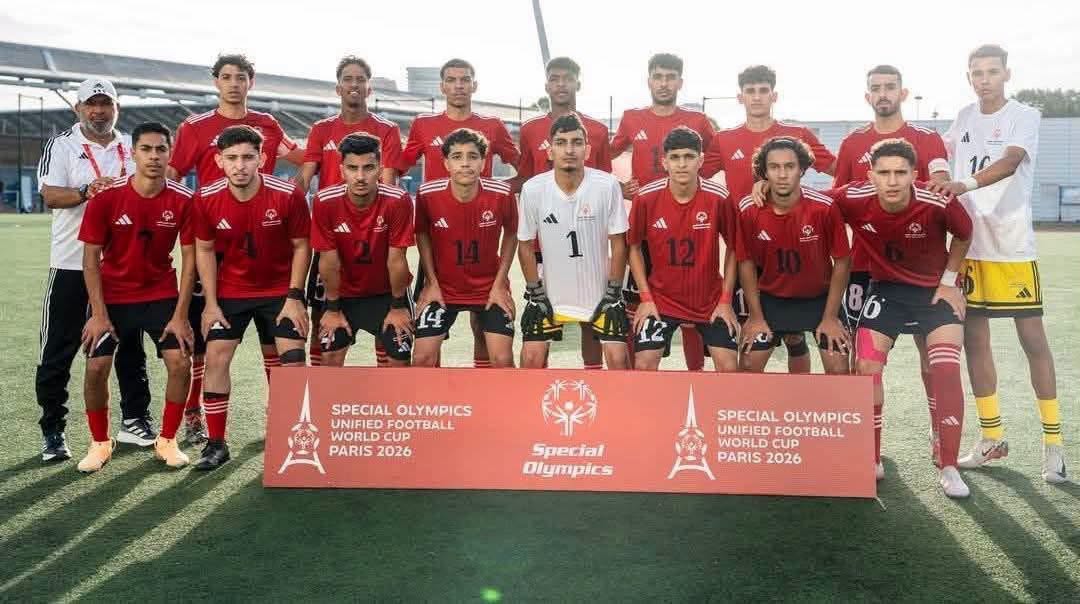 سفارة ليبيا في باريس تهنئ منتخب ليبيا لكرة القدم  بمناسبة تتويجه بطلاً لكأس العالم لكرة القدم الموحدة – باريس 2026.