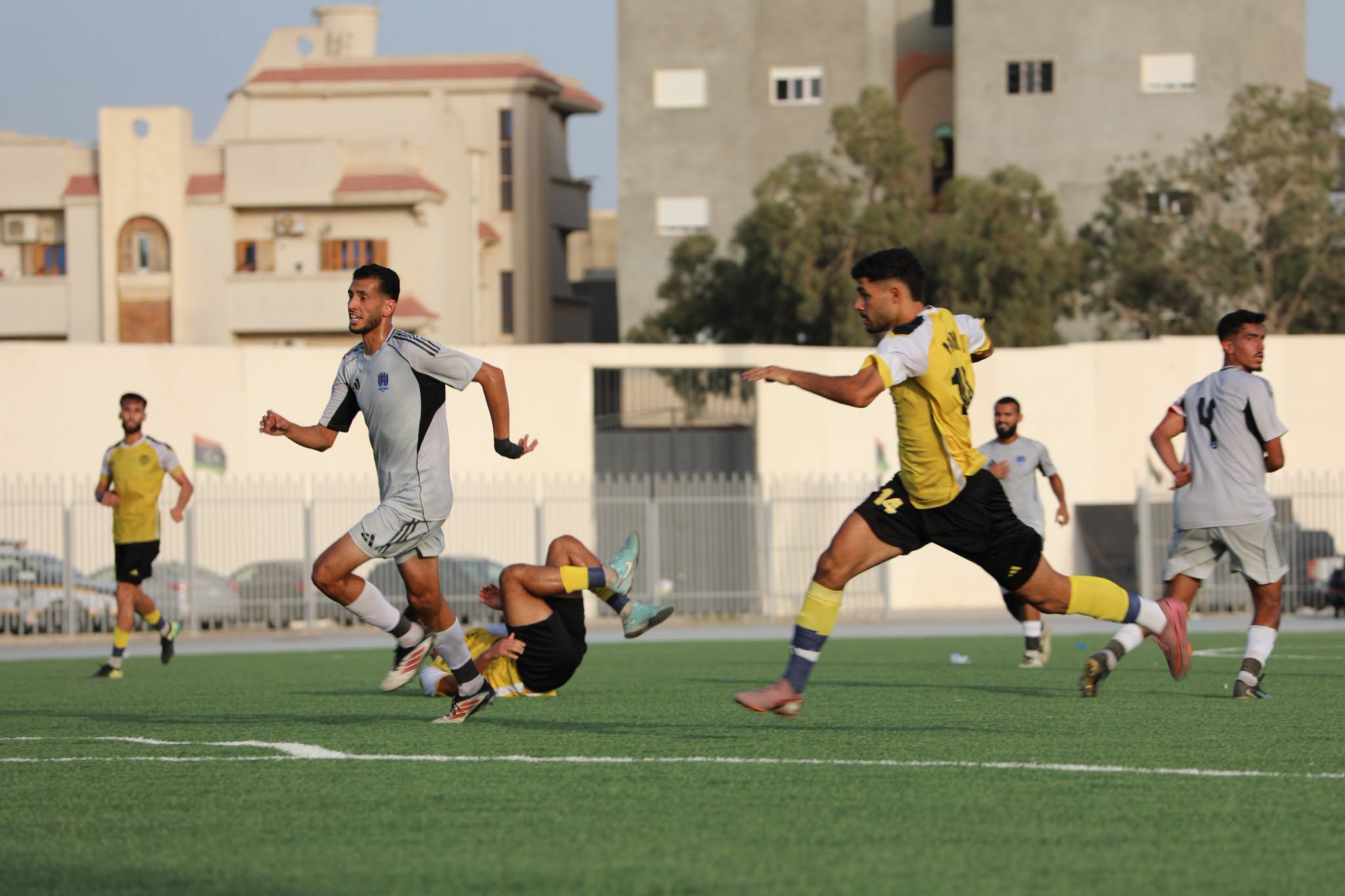 ترهونة تستضيف المباراة الفاصلة بين اليرموك والبشاير لحسم بطاقة الصعود إلى الدوري الممتاز