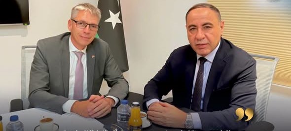 الباعور والسفير الألماني الجديد يبحثان العلاقات الثنائية والقضايا ذات الاهتمام المشترك