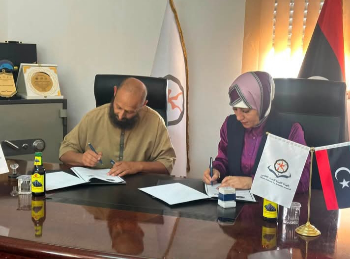التوقيع على اتفاقية تعاون بين  الهيئة الليبية للبحث العلمي ببنغازي والمعهد العالي للعلوم والتكنولوجيا  بسلوق.
